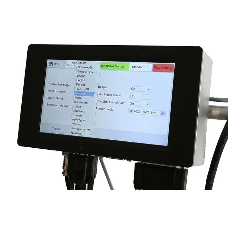 Faith Online Inkjet Printer 12.7mm Portable Expiry Date Continue Online Coding Machine