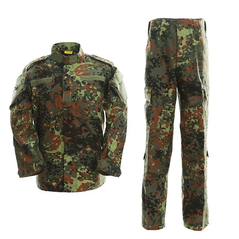 Men Uniform Tactical ACU Special Forces Combat Suit Shirt Aand Pant Set Camouflage  Soldier Clothes