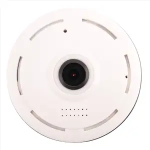 Bilashmart Portable 360Degree Panorama CCTV Camera Wifi 1080P HD Wireless VR Camera Remote Control Surveillance Camera P2P US Plug