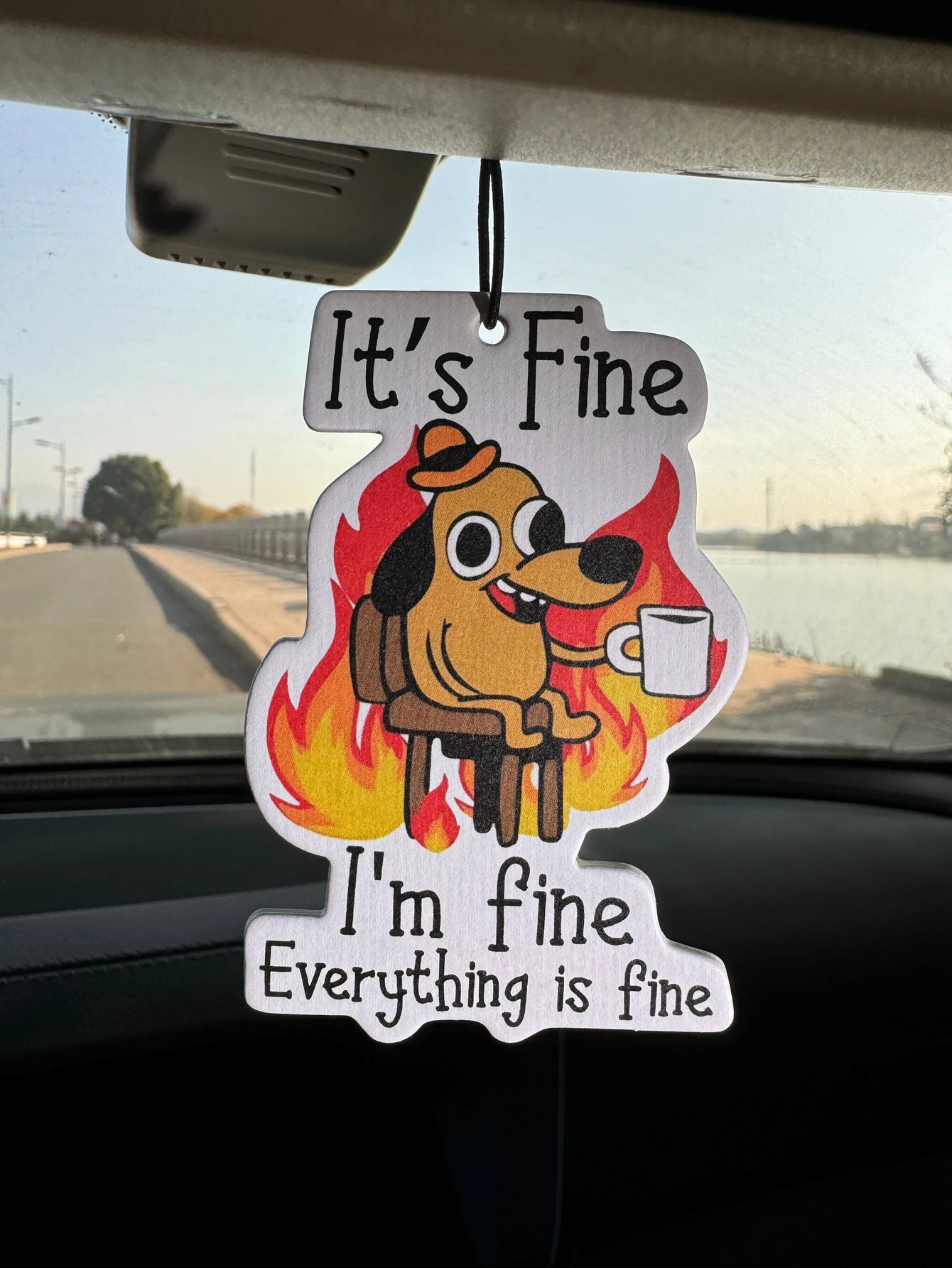 It`S Fine I`M Fi, Fresh Freesia Scent, Five-Star Neutral Car Perfume and Non-Toxic Air Freshener |   Natural Essential Oils and Aromatherapy Scent Tablets (Noroili/Grapefruit/Cedar) |   Hanging Type and Dual-Purpose with Vent Clip |   Long-Lasting Fragrance for 60-90 Days |   Deodorize and Purify the Air |   Suitable for Use in Cars, Homes, Wardrobes, and Bathrooms. |   Same Fragrance as the One Sold in the Store