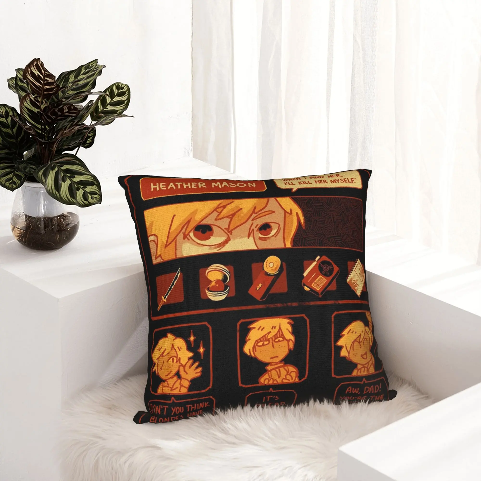 Silent Hill Heather Essential Pillowcase Printing Polyester Cushion Cover Decoration  Throw Pillow Case Cover Seat Drop Shipping