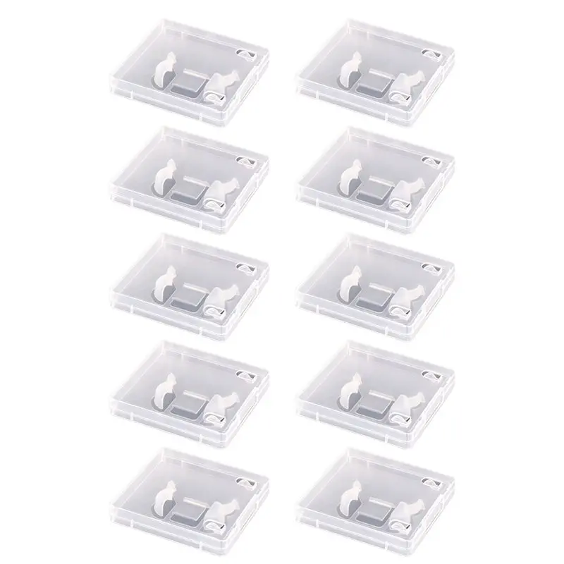 B03B-Protector Transparent Clear USB Flash Drive Boxes 10Pcs Dustproof Storage Case For Memory Drives USB Stick Packaging