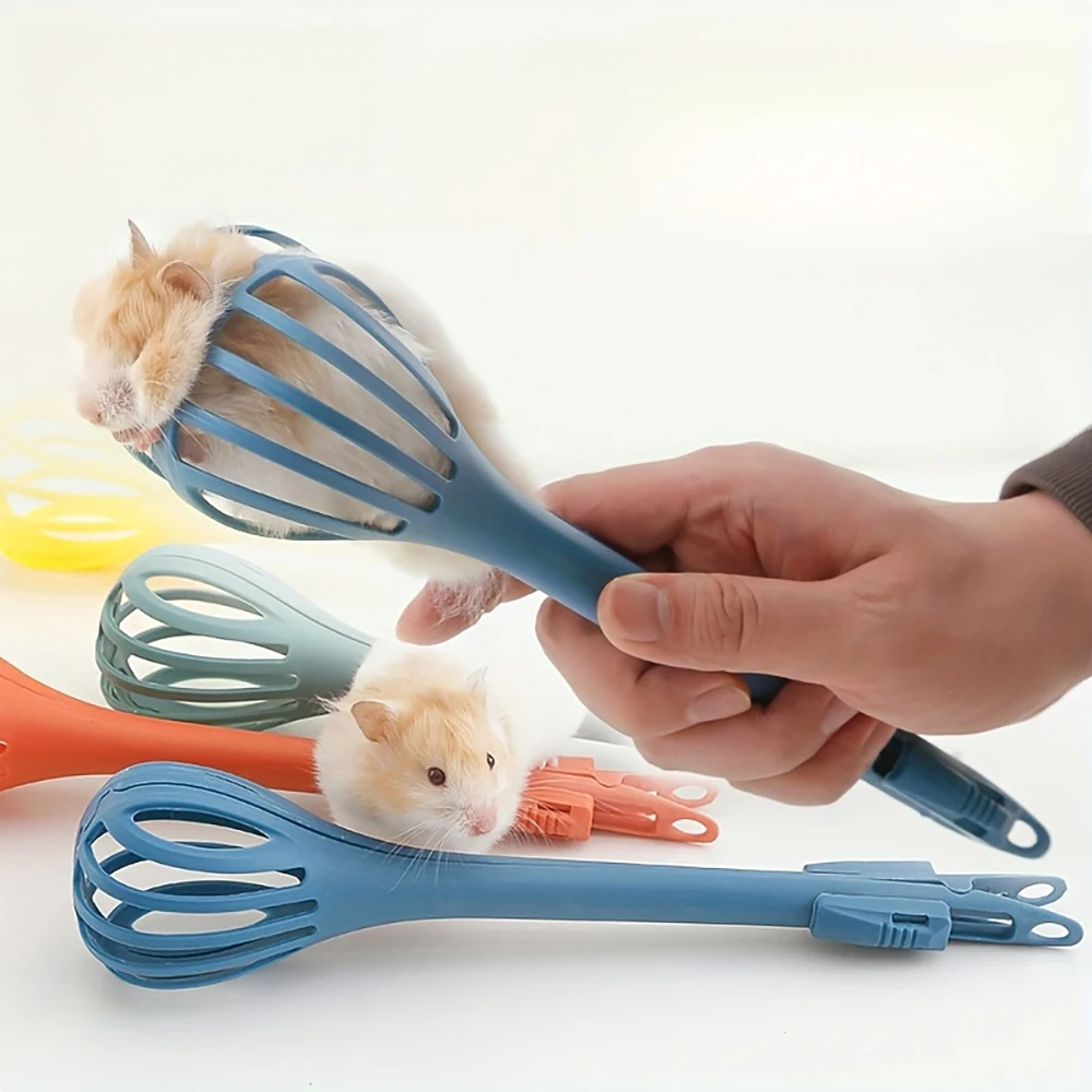 1Pc Hamster Grip Clamp - Heavy-Duty Small Animal Handler With Long Non-Bite Proof Handle, Safe Hamster / Mouse Catcher For Cage
