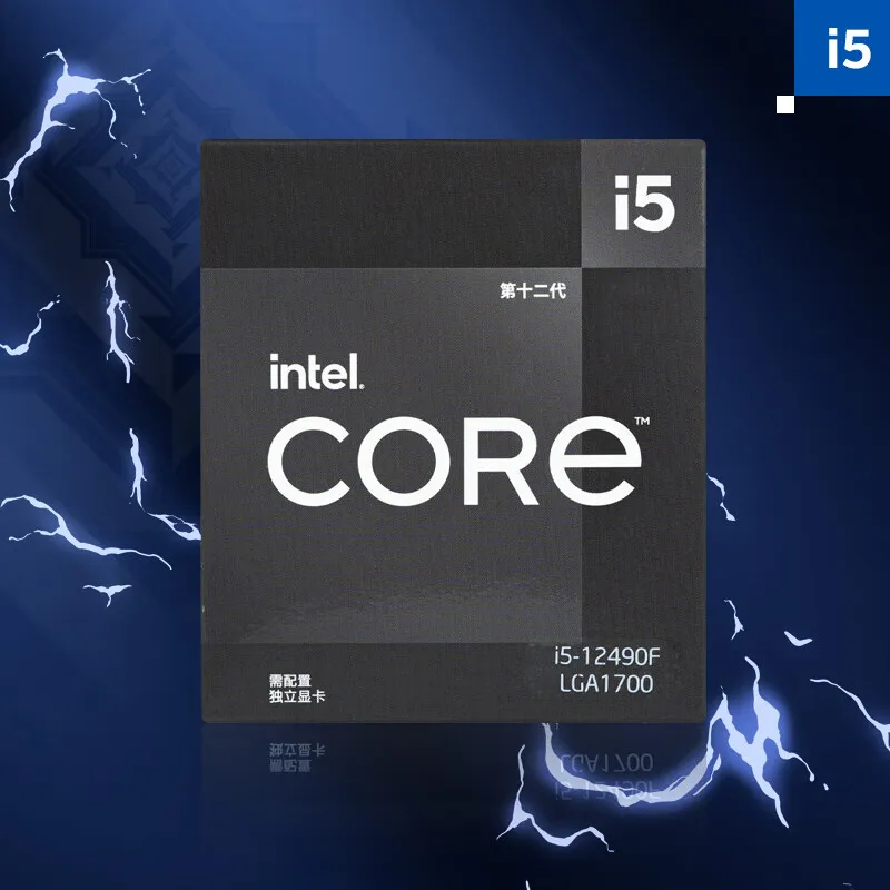 Intel i5-12490F Core 12th Generation Processor 6 Cores 12 Threads Single Core Intel up to 4.6GHz 20M Level 3 Cache Desktop CPU