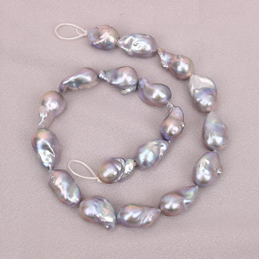 

APDGG натуральный большой серый жемчуг в стиле барокко свободные бусины для изготовления ювелирных изделий DIY ювелирные аксессуары