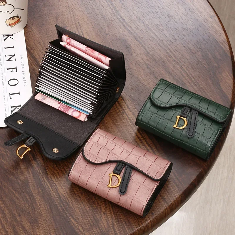 Women Short Wallet Small Fashion Luxury Brand Leather Purse Ladies Card Bag For Women Clutch Female Purse Money Clip Wallet