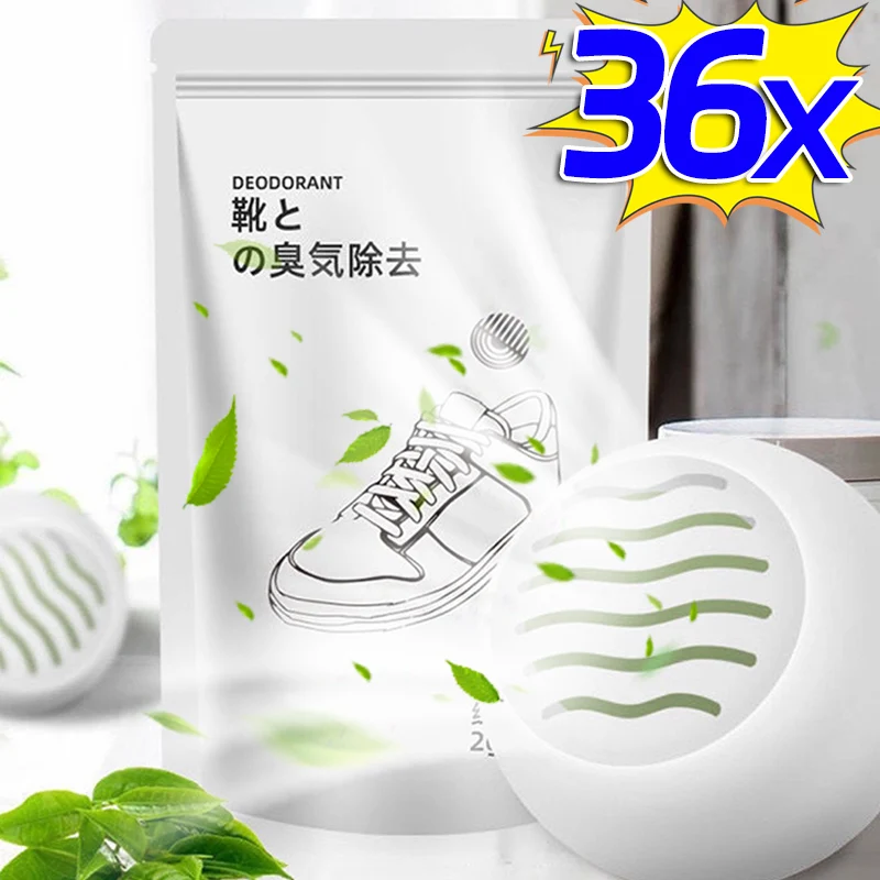 36/1PCS Deodorizer Freshener Balls For Shoes Multifunction Jasmine Scent Fresheners Footwear Shoe Closet Toilet Deodorization