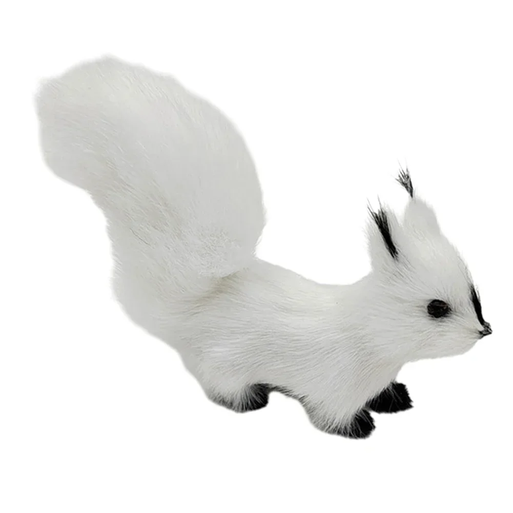 Ornament Simulation Squirrel 12*3*8cm Artificial Decoration Fake Animal Lifelike Plastic High Quality Brand New