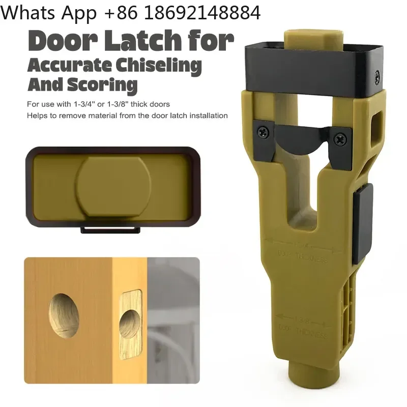 Door Latch Mortise Tools for Door Latch Tongue Tool Mounting Kit to Help Remove Material During Installation