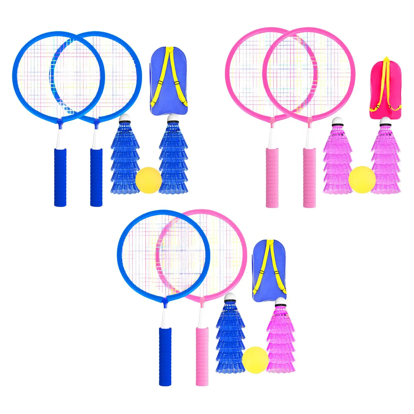 

Детский набор для бадминтона, ракетки для бадминтона с сумкой для хранения волана мяча