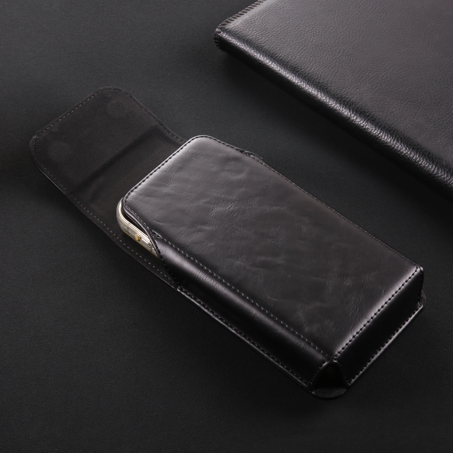 Kuh Leder Gürtel Clip Telefon Tasche Männer Taille Beutel Für Samsung Galaxy S24 Ultra S23 S22 S21 plus S20 FE Hinweis 20 Handy Fall Holster – Detail 30