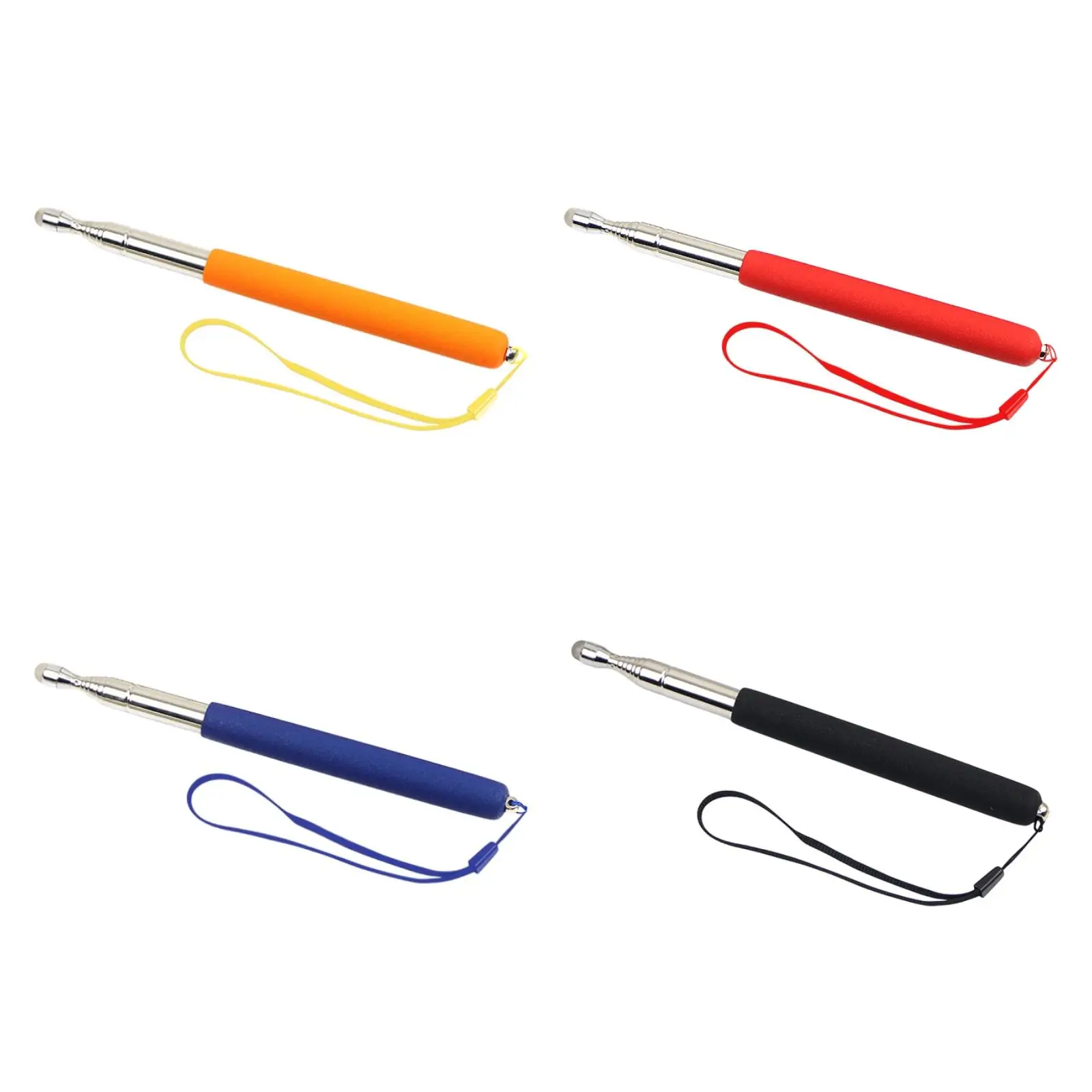 Telescopic Teacher Hand Pointer Lightweight Electronic Whiteboard Teaching Pointer for Blackboards School Conference Presenters