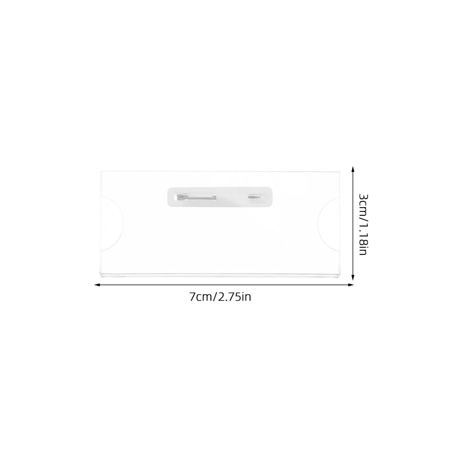 10 قطعة شارات الصدر الاكريليك سطح أملس للمدرسة مكتب اجتماع اسم شارة أصحاب الطلاب الموظف بطاقة الهوية حالات #6