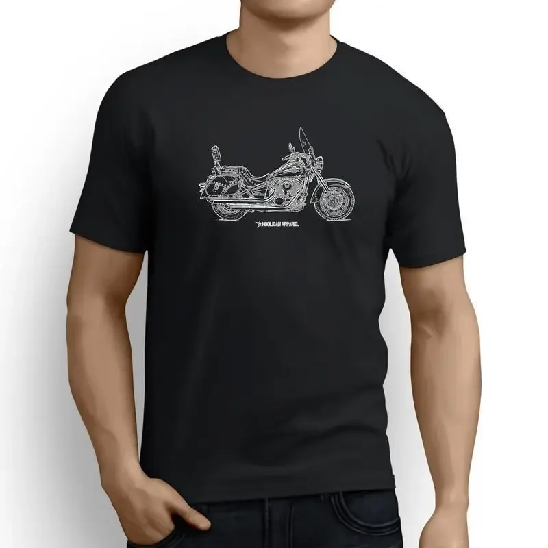 O-Neck Hipster Tshirts Classic Japanese Motorcycle Fans Vulcan 900 Classic LT 2017 Inspired Motorcycle Art Print T Shirt Men