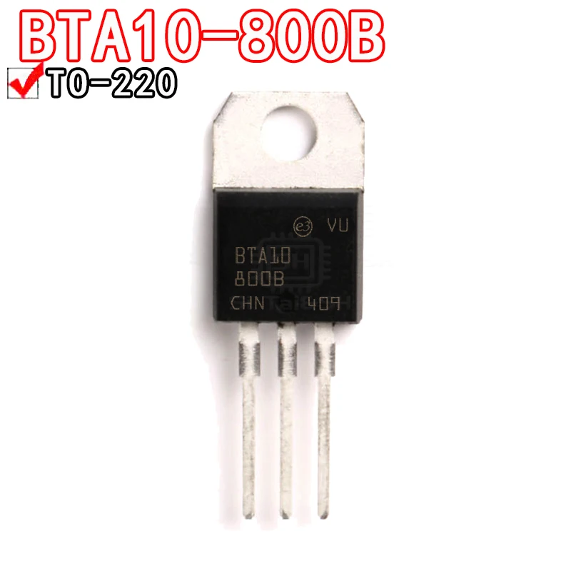 BTA16-800B TO-220 BTA16-800 BTA16 800V 16A BTA04-800B BTA06-800B BTA10-800B BTA12-800B BTA24-800B BTA12-800 BTA24-800 10pcs