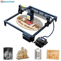 SCULPFUN S30 Pro Max 20W  Laser Engraver with Automatic Full Air Assist System Replaceable Lens to 410x400mm Engraving area