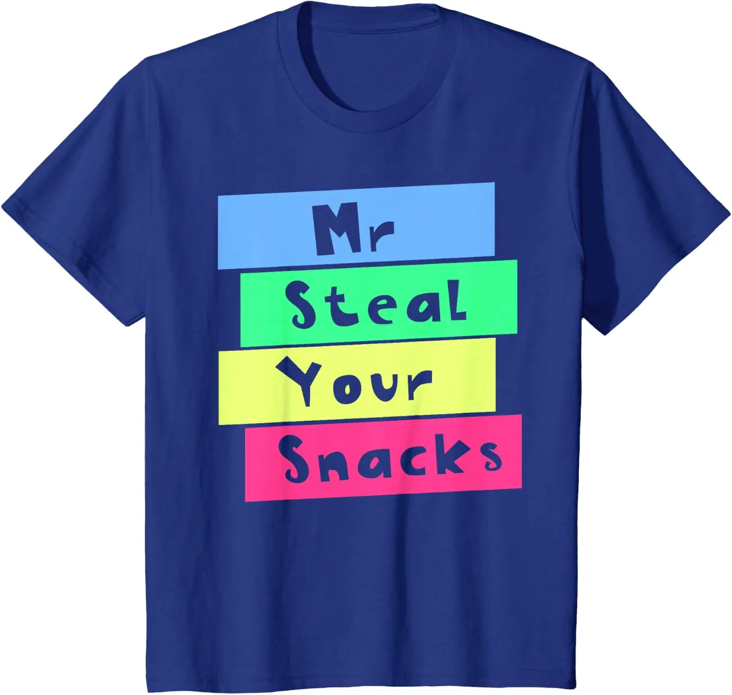 Mr Steal Your Snacks Funny Food Snack Lover Foodie Boy T-Shirt Unisex Children’s Wear Graphic T Shirts Camiseta Streetwear