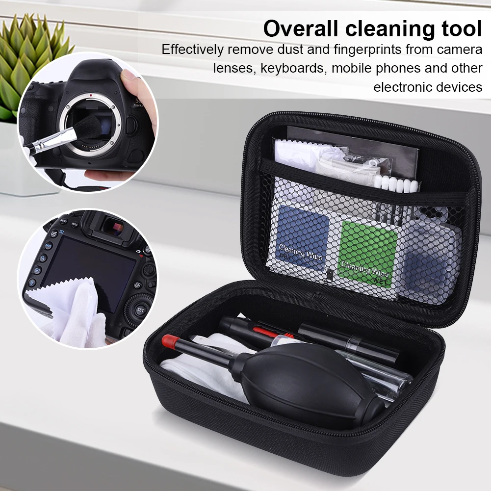32Pcs Professional Camera Cleaning Kit Cleaning Swabs/Lens Pen/Air Blower/Cleaning Cloth Camera Cleaning Tool for DSLR Cameras