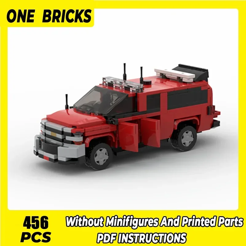 Moc Building Bricks Car Model New York Battalion 46 Fire Truck Technology Modular Blocks Gifts Christmas Toys DIY Sets Assembly