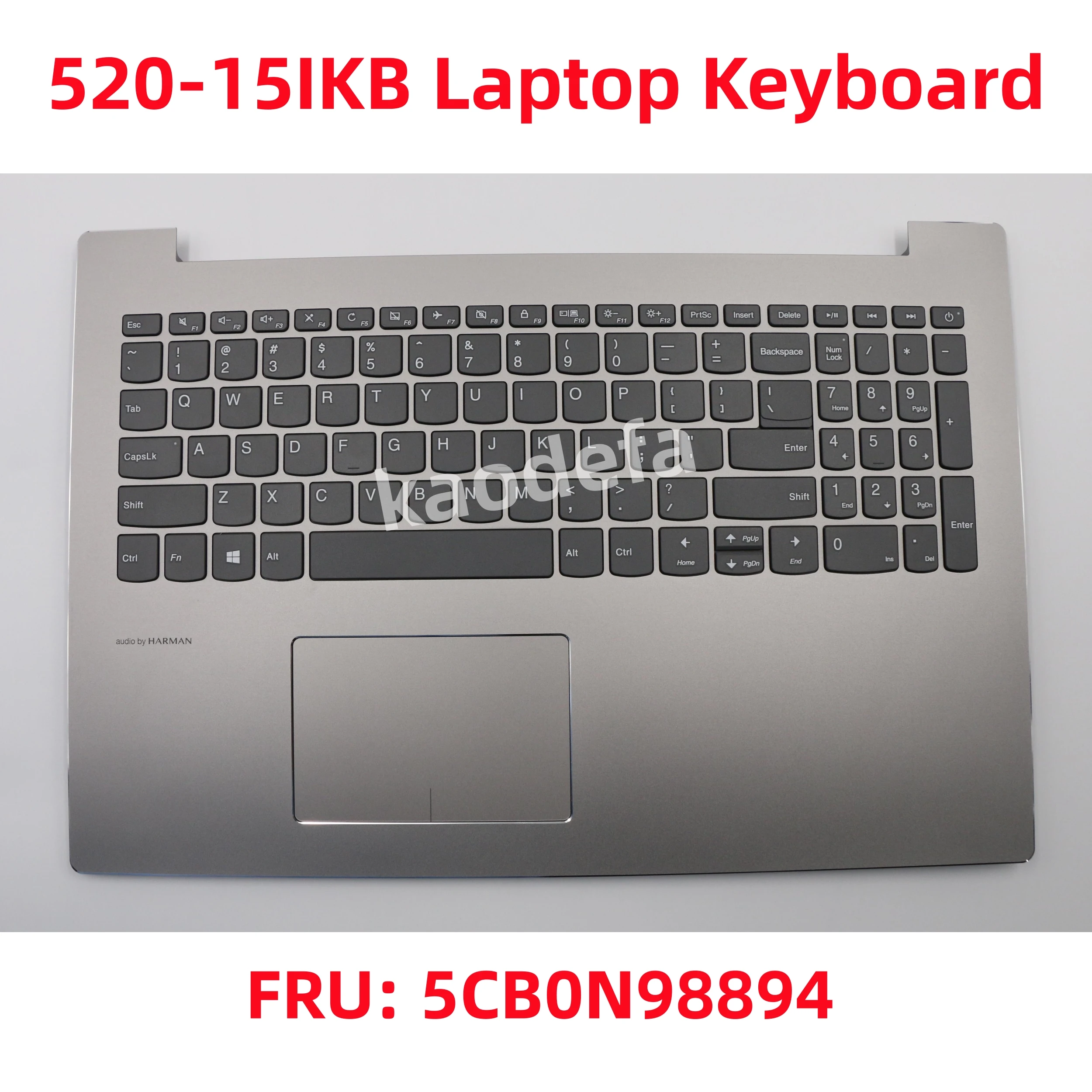 

For Lenovo ideapad 520-15IKB Laptop Keyboard FRU: 5CB0N98894