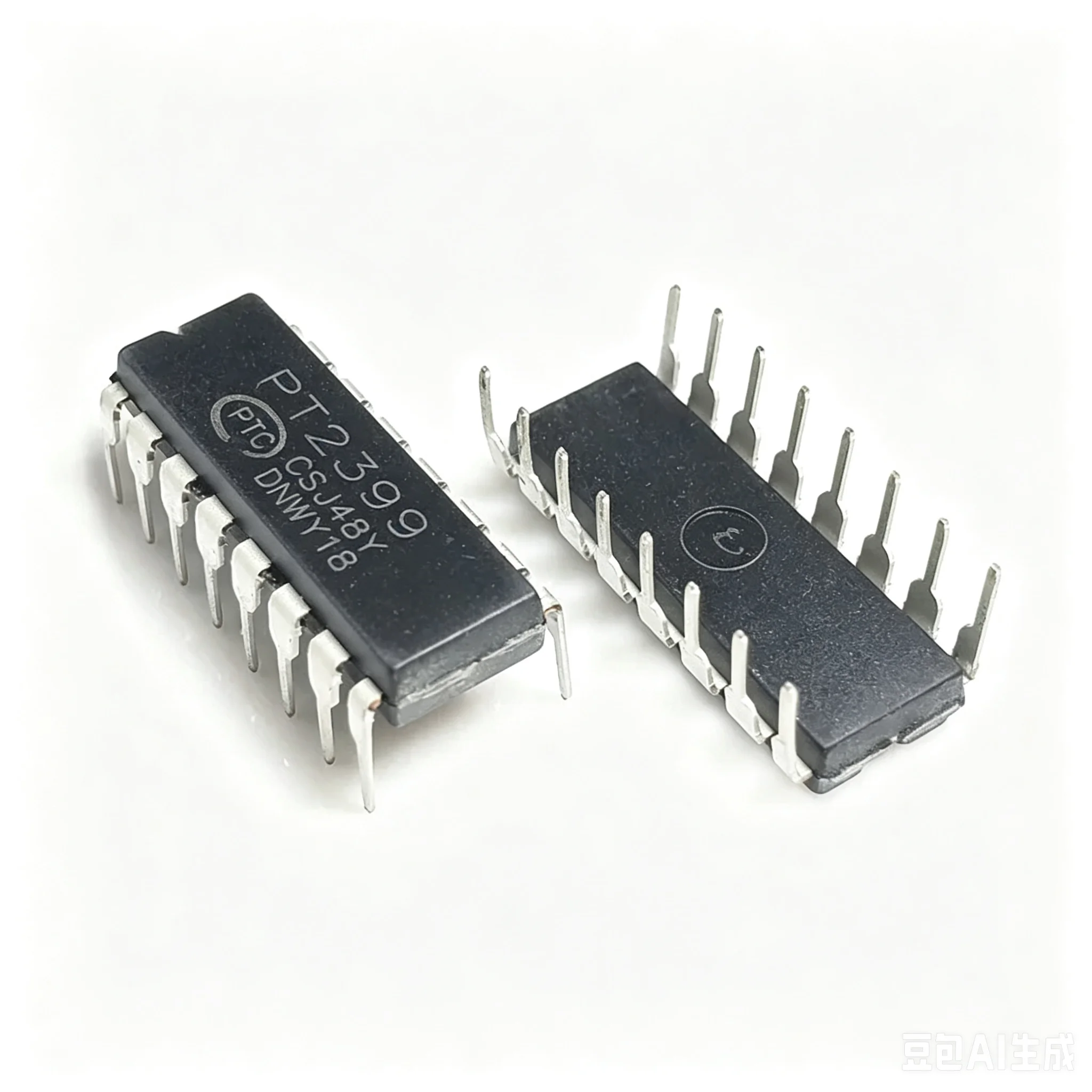 20pcs  PT2399 Auto Power-On Reset Anti-Pop Noise Microphone Mixer Amplifier Processing IC