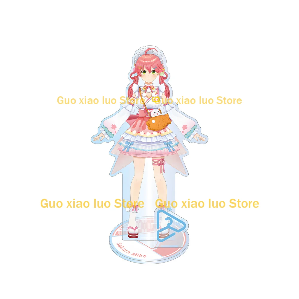 VTuber hololive جميع الشخصيات ساكورا ميكو تاكاني لوي هاكوي كويوري كازاما إيروها أيوندا ريسو الاكريليك حامل مكتب هدية مزخرفة