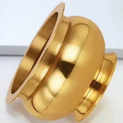 

1Pcs Copper Incense Burner Sturdy Religious Censer Compact Desktop Holder Fine Workmanship Smooth Rounded Edges Easy Clean