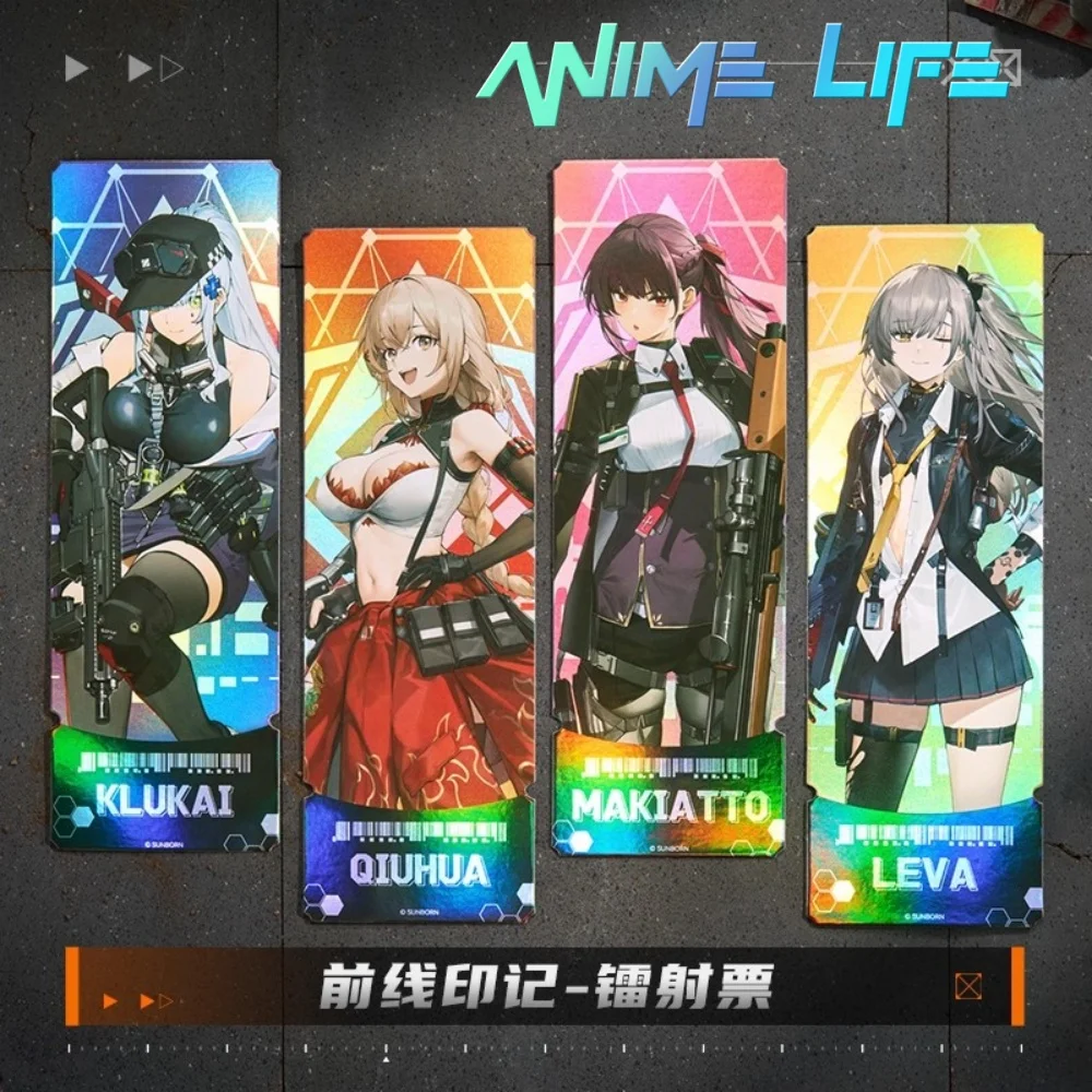 

Официальная оригинальная игра для девочек Frontline 2: Exilium Leva Qiuhua Klukai Makiatto, коллекция лазерных билетов, аниме-косплей