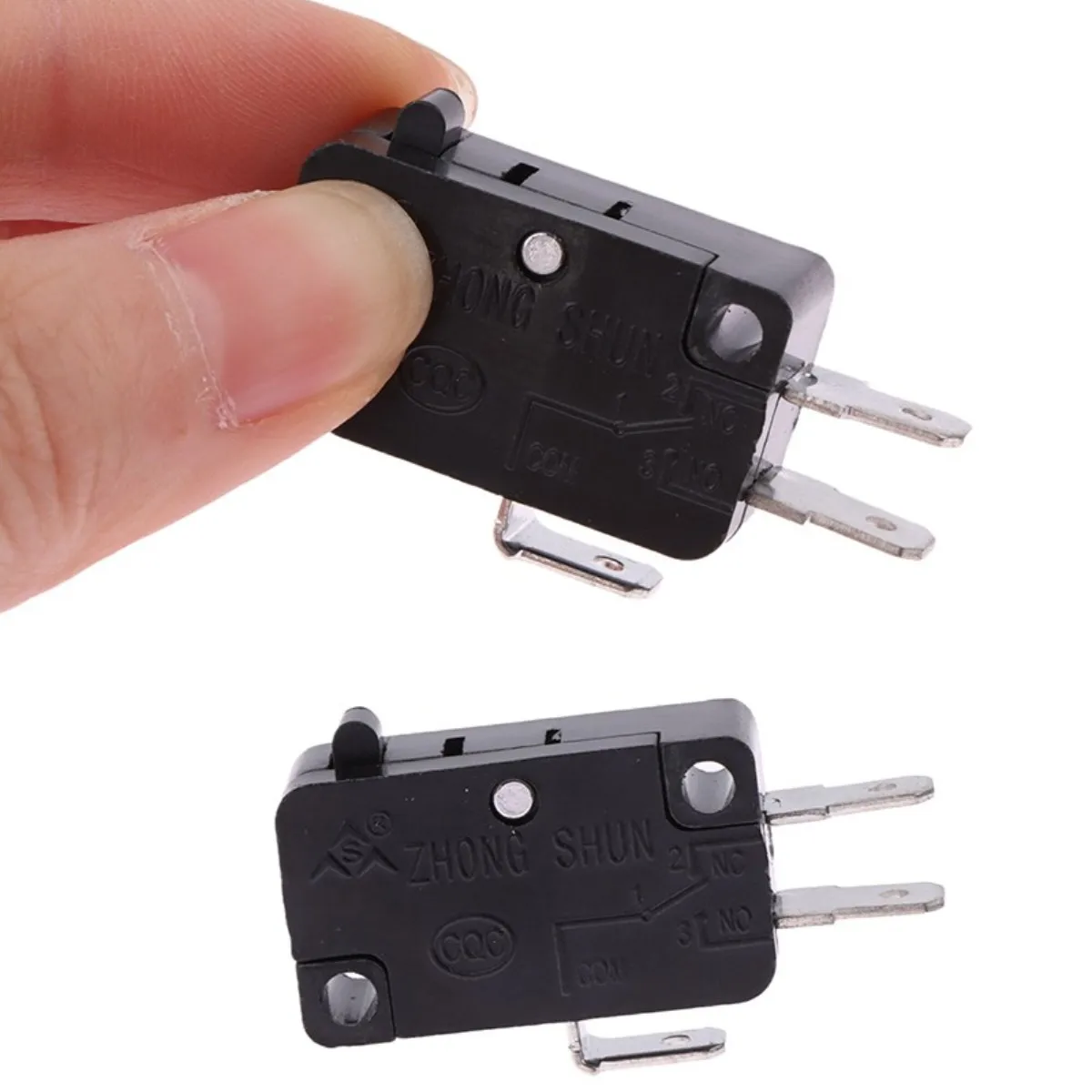 KW1-103 Micro Switch 16A 250V Normally Close Switch 3 Pin Micro Switch For Microwave Oven Door Washing Machine Rice Cooker