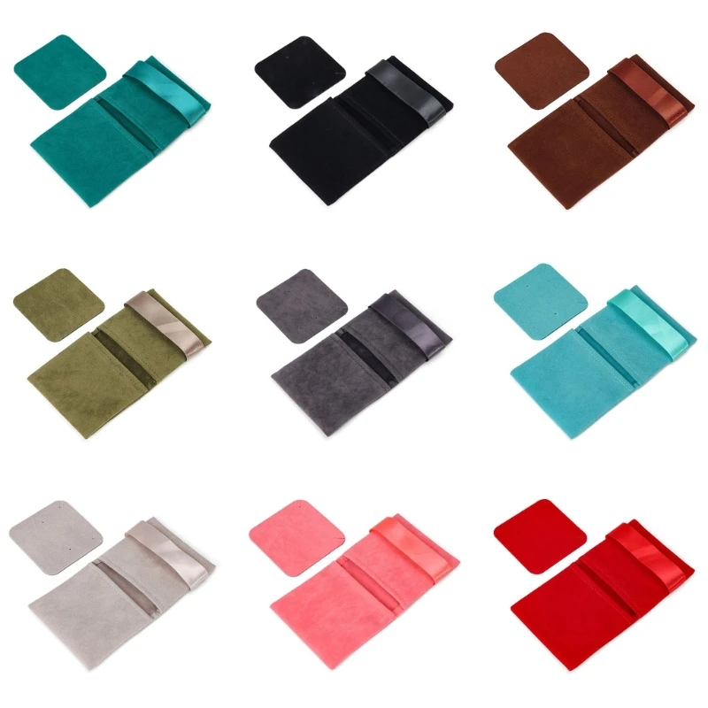 

Velvets Bag Earring Display Organizers Velvets Texture Suitable for Accessories Drop shipping