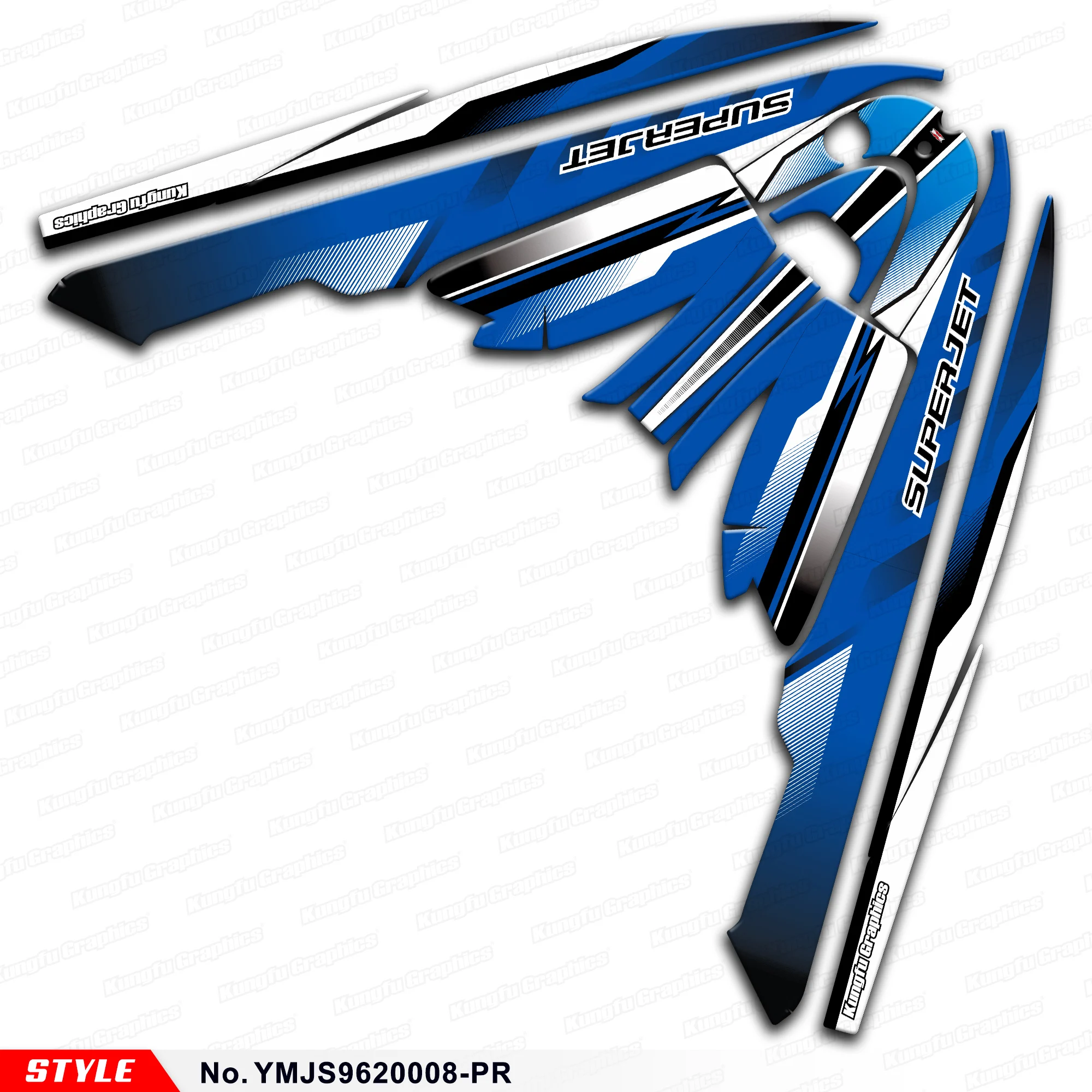 

JY Racing Personalised Vinyl Stickers for Super Jet Ski SJ 700 SJ700 1996 1997 1998 1999 2000 2001 2002-2018 2019 2020