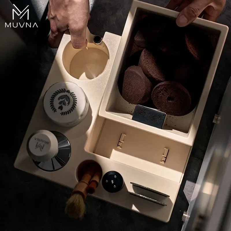 MUVNA Coffee Tamping Station 51/54/58mm Portafialter Holder Stand For Delonghi Breville E61 Espresso Accessories Barista Tools view 6