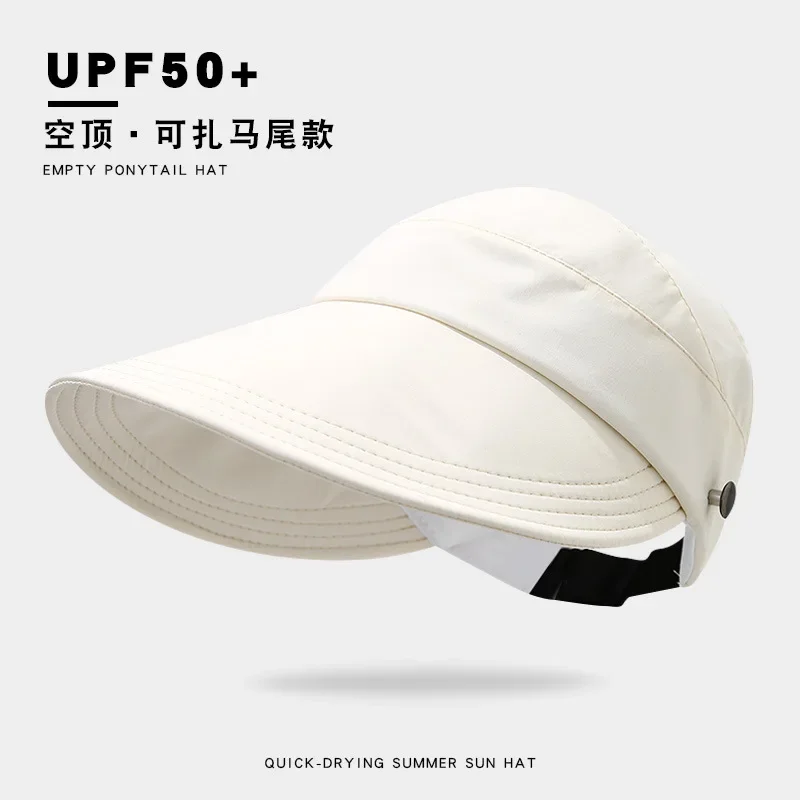 새로운 여성용 통기성 메쉬 모자 - 포니테일용 여름 야외 야구 모자 및 자외선 차단