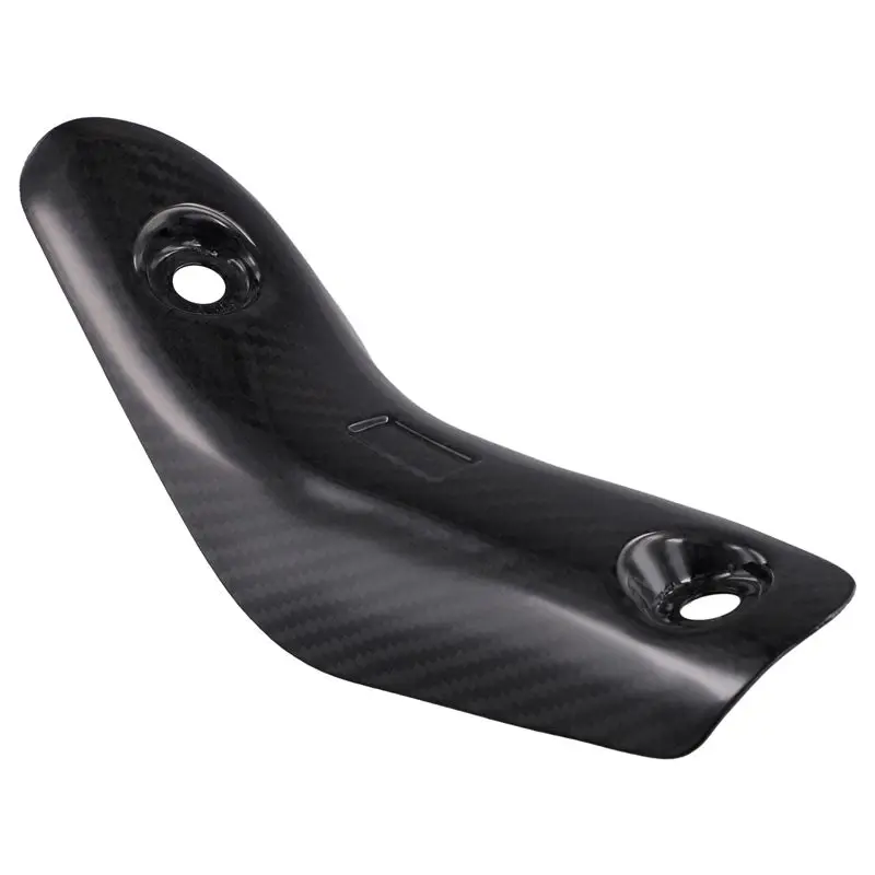 

A57E-Motorcycle Exhaust Front Link Pipe Carbon Fiber Heat Shield Cover For Kawasaki Ninja ZX-4R ZX-4RR ZX4R ZX4RR