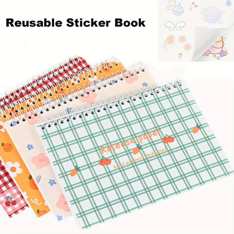 1pcs A5 Size 32sheets Collecting Sticker Storage Book, Stickers Collection Organizer, Suitable for Stickers Display Collecting