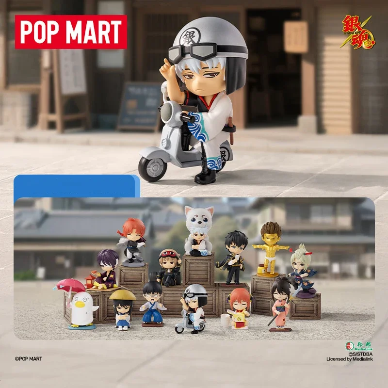 POP MART Gintama WELCOME TO YOROZUYA Series Caja Sorpresa de Juguetes de Moda, Caja Misteriosa, Bolsa Sorpresa, Figura de Acción, Regalo Sorpresa
