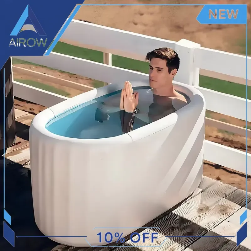 for Portable Inflatable Insulated Cold Plunge Tub Ice Bath Recovery Spa for Athletes Home Outdoor Use Large Size Durable