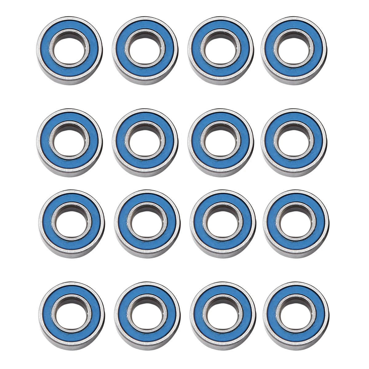 16Pcs Sealed Bearing Kit for Tamiya WR-02 WR02 RC Car Upgrade Parts Accessories