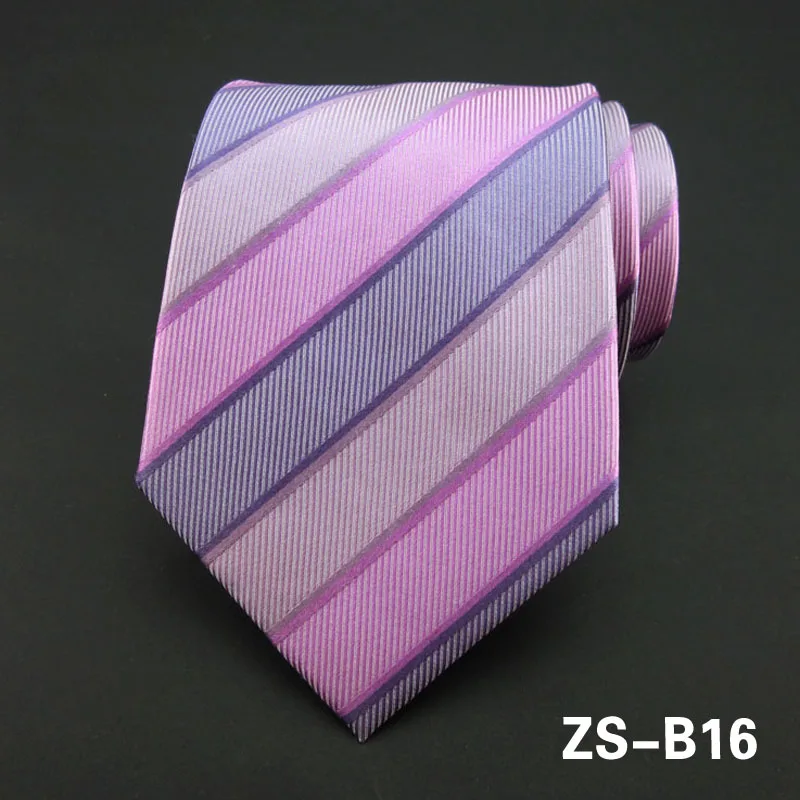 High Quality Color Striped Pattern 100% Silk Men's Tie Fashionable Business Banquet Shirt Accessory 9cm Wide Silk Cravat