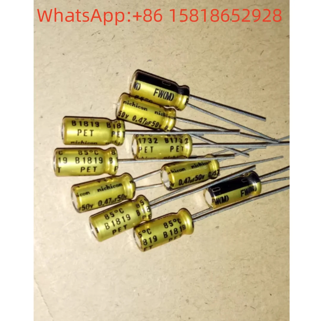 

50 шт. 50V0.47UF 5X11mm Nichicon Fine Gold FW аудиоэлектролитический конденсатор