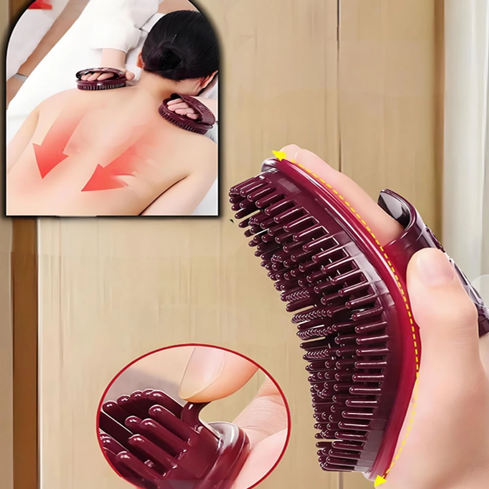 

Body Massage Brush Meridians Brush Body Relaxation Slimming Reduce Cellulite Massage for Back Leg Handheld Meridians Brushes