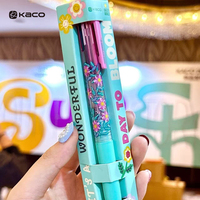 KACO SMILEYWORLD EASY 3 in 1 Multifunctional Gel Pen 0.5mm Ballpoint Pens with Mechanical Pencil,Back To School Office Writing