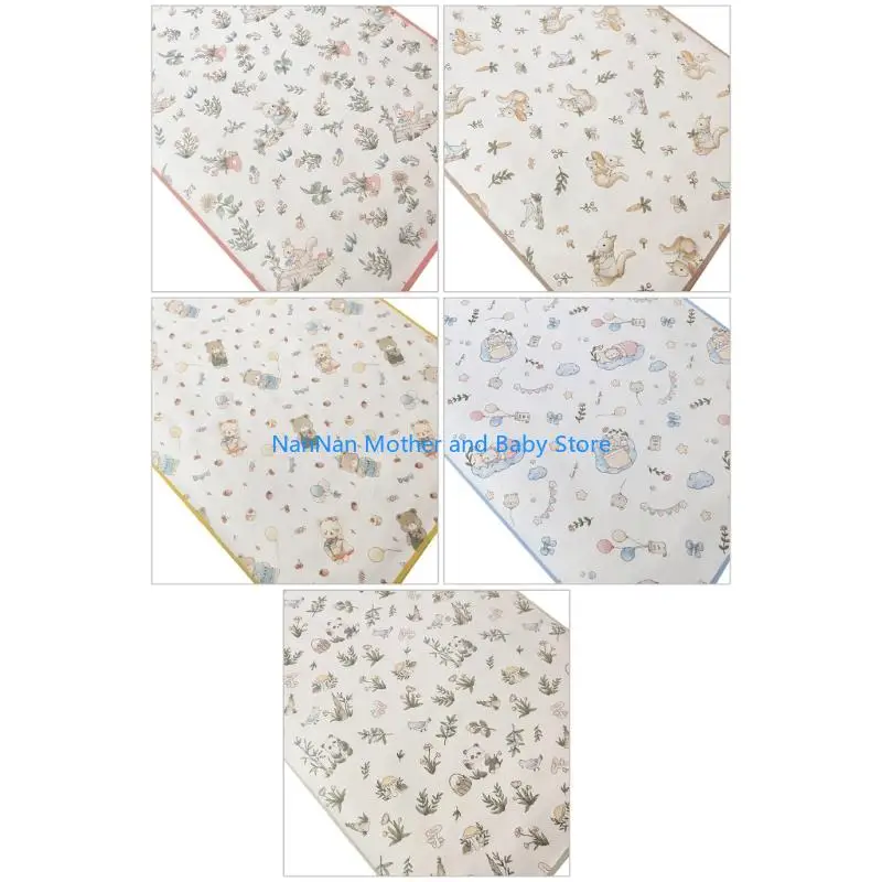 Thảm thay tã cho bé có thể giặt được chống nước cho trẻ sơ sinh Thảm thay tã cho trẻ mới biết đi Miếng lót nước tiểu có thể tái