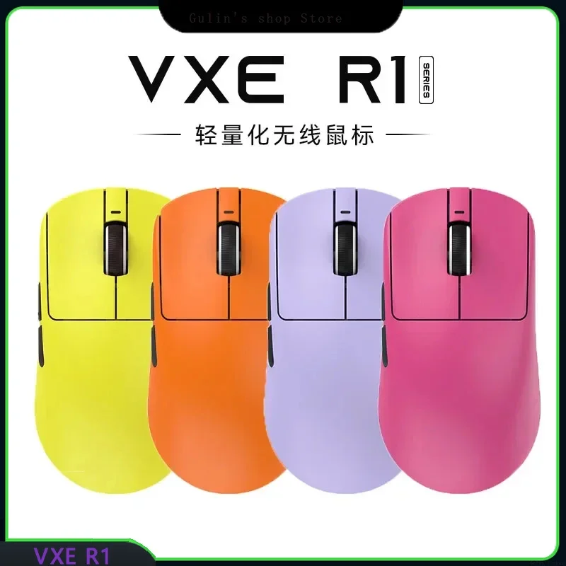 Vxe Dragonfly R1 Pro Max Wireless Mouse R1 Light Weight Paw 3395 Nordic52840 2khz Smart Speed X Low Delay Fps Game Mouse Gift