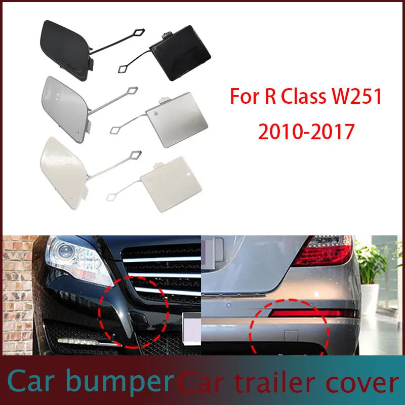 

Tow Hook Cover Cap Black For Mercedes W251 Car Front Rear Bumper For Benz R Class 2010-2017 R300 R320 R350 R400 R500 2518853323