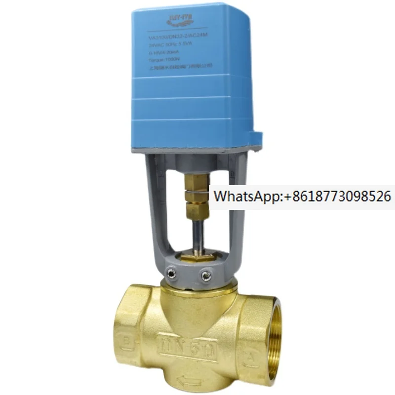 

VA3100 proportional integral control valve central air conditioning electric two-way valve brass threaded intelligent