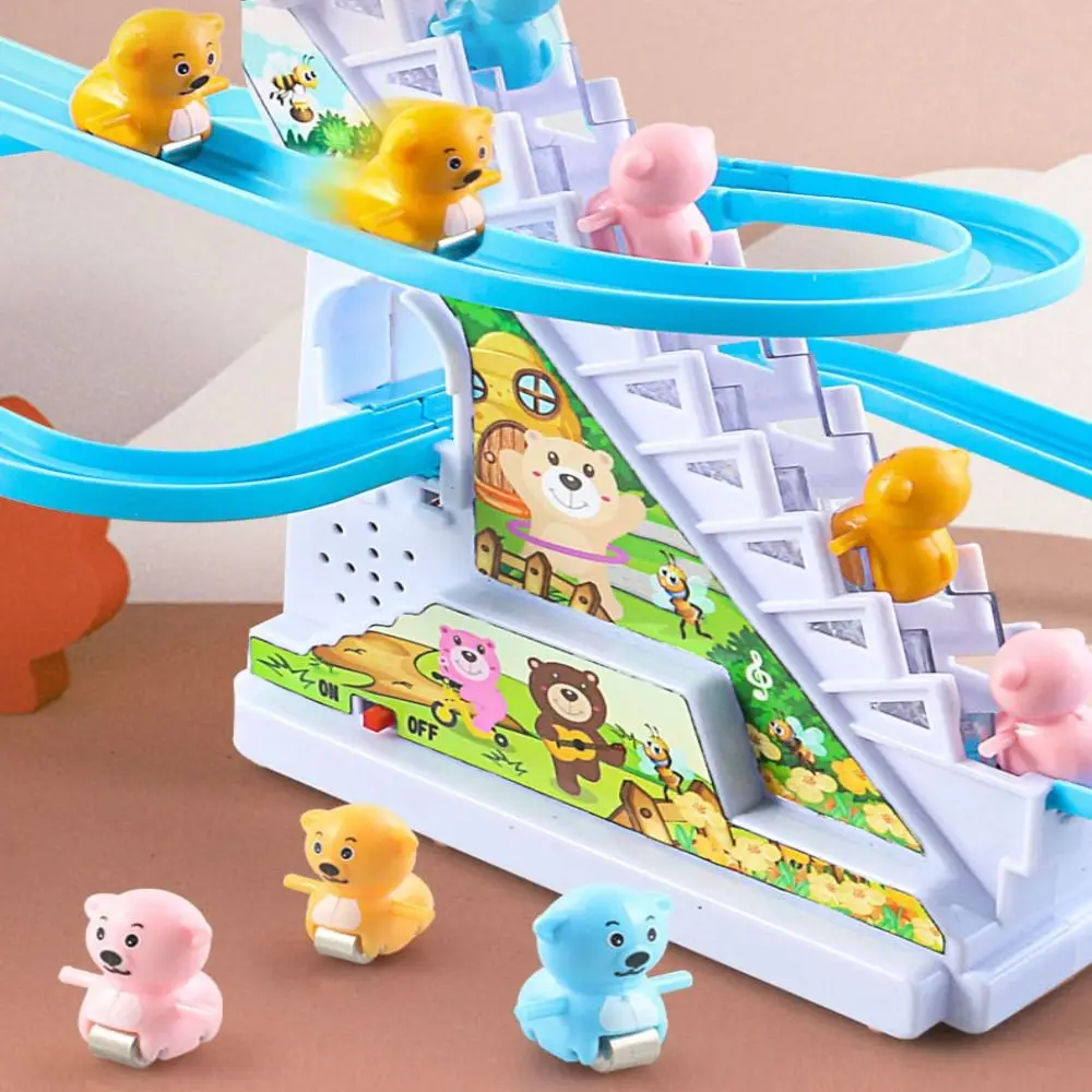 

Electronic Penguin Duck Climbing Toy Plastic Light Musical Electronic Climbing Stairs Toy Baby Educational Gift