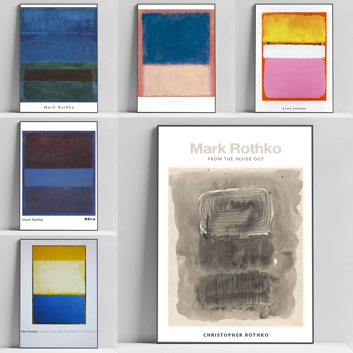 

Scandinavian Modern Art Mark Rothko Poster Canvas Home Decorations for the Room Decor Decorative Painting Wall Posters Paintings
