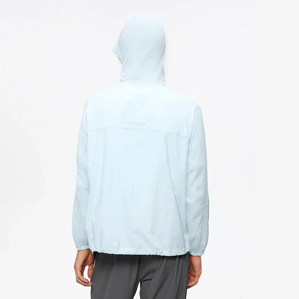 OhSunny Vestes de randonnée unisexes, coupe-vent rafraîchissant à séchage rapide UPF50 + pour femmes et hommes, veste de soleil légère et pliable pour l'extérieur d'été