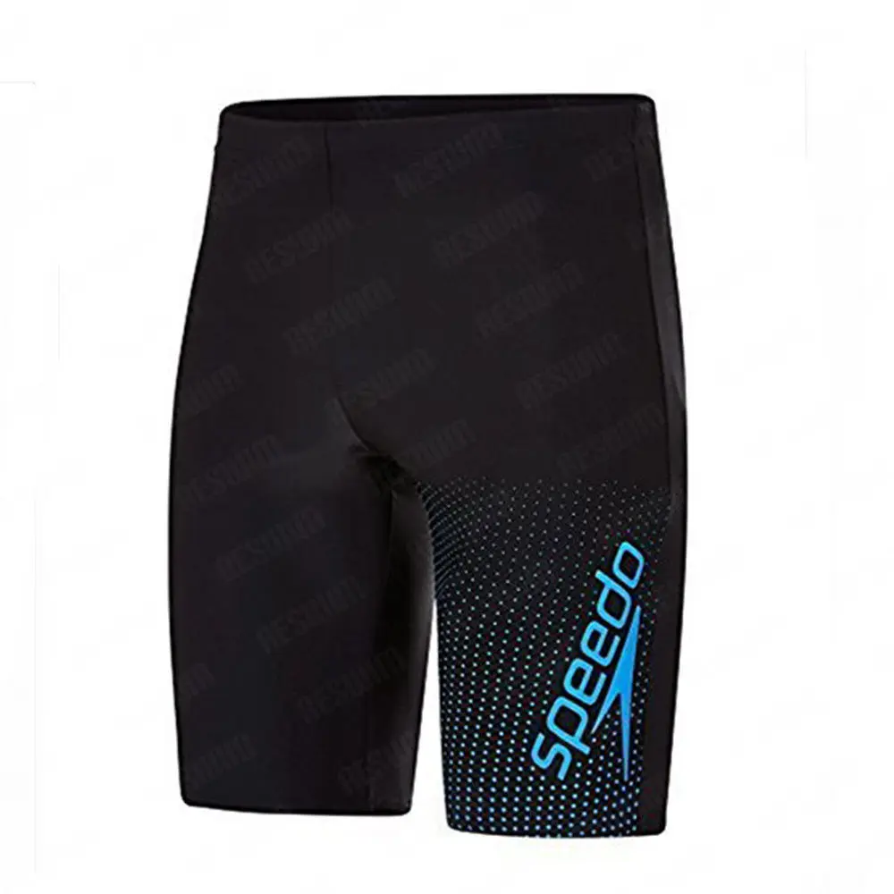 Jammer de natación de verano para hombre, traje de baño de entrenamiento atlético de resistencia, pantalones cortos, bañadores de playa, traje de baño, Jammers, pantalones de Surf ajustados para gimnasio